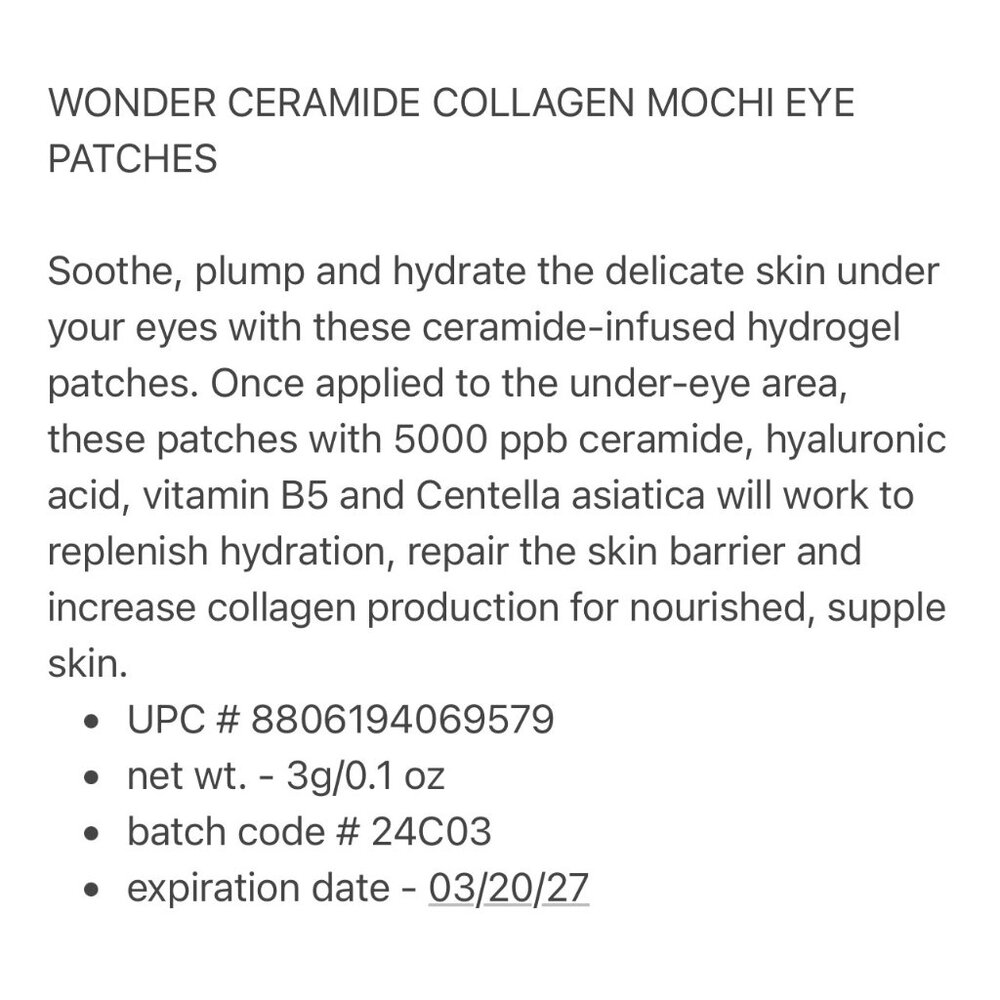 Tonymoly 2-pk Eye Patch Set NWT/NIP/SEALED - Picture 7 of 13